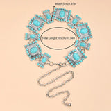 Turquoise Decor Chain Belt for Women