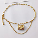 Tassel Chain Belts High Quality Metal Belt Adjustable Waistband
