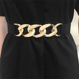 Classy Elastic Belt Female Chain Belt Silver Belt For Woman