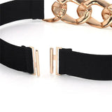 Classy Elastic Belt Female Chain Belt Silver Belt For Woman