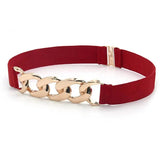 Classy Elastic Belt Female Chain Belt Silver Belt For Woman