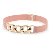 Classy Elastic Belt Female Chain Belt Silver Belt For Woman
