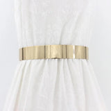 Metal Plate Chain Wide Women Belt