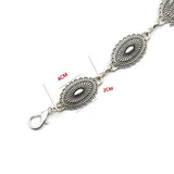 Geometric Skinny Conchos Chain Belts for Women