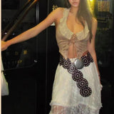 Medieval Metal Buckle Chain Belt Costume Accessory Women Gown Dress Girdle