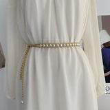Pearl Waist Chain Women's Fashion Dress Belt