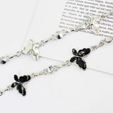 Butterfly Metal Chain Belt Women Slim Body Waist Chain Female Long Adjustable