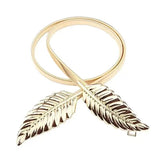 Women's Metal Waist Chain Elastic Spring Belt
