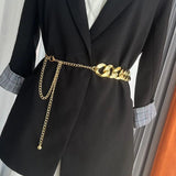 High Waist Chain Belts For Women Waistband Female All-match Party Jewelry