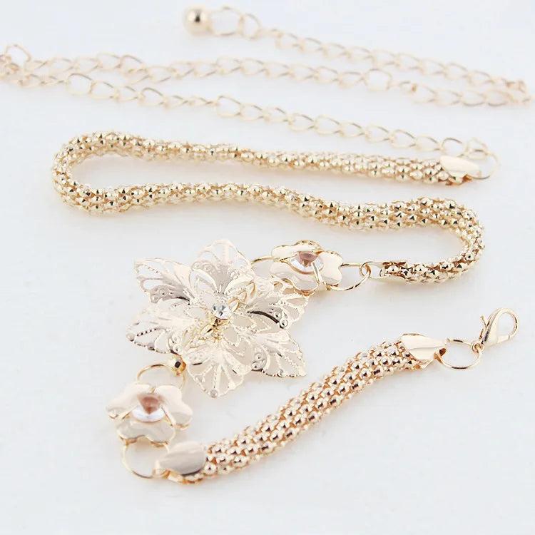 Women's Metal Chain Belt Body Chain High Dress Decor Belts