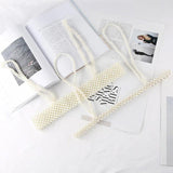 Elastic Pearl Women Strap Corset Body Harness For Dress