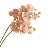 6 Head Phalaenopsis Artificial Flowers PU Orchid DIY Christmas Gift