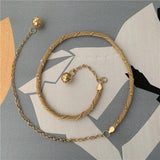 Metal Thin Women Belt Tassel Long Chain Waist Belts For Ladies Dress