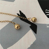 Metal Thin Women Belt Tassel Long Chain Waist Belts For Ladies Dress