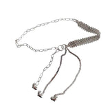 Silver Women Waist Chain Spice Girls Decorative Necklace