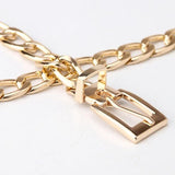 Hot Metal Circle Waist Chain Women Belt Lady Waistband Body Accessories