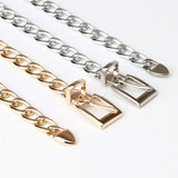 Hot Metal Circle Waist Chain Women Belt Lady Waistband Body Accessories