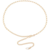 Metal Pearl Waist Chain Belt Women Hip Corset Waistband Dress Tassel Chain Strap