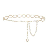 Metal Chain Decorative Jeans Waist Belt for Women