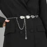 Metal Chain Decorative Jeans Waist Belt for Women