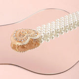 Pearl Belt Waist Chain Women's Decorative Dress Accessories