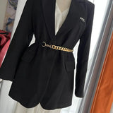 Slim Fit Chain Belt Trouser Dress Belts Metal Waistband
