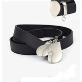 Casual Love Pattern Jeans Suit Chain Girdle Waistband Women Belt