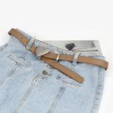 Casual Love Pattern Jeans Suit Chain Girdle Waistband Women Belt