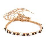 Woven Shell Beads Belt Decorative Beach Wind Waist Chain Pendant