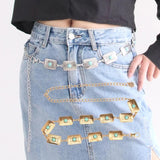 Sexy Waist Belt for Jeans Dresse Club Bar Waist Belt Chain Idol Costume