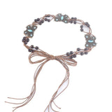 Ethnic Butterfly Women Belts Waist Rope Weaving Braided Female Accessories