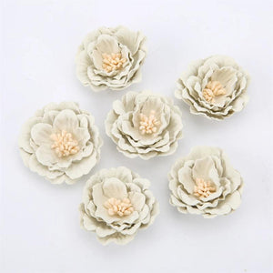 10Pcs Eco-friendly Microfiber Flower Heads DIY Wedding Home Decor