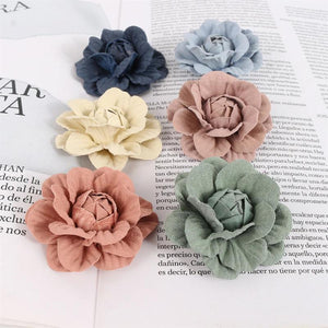 10Pcs Eco-friendly Microfiber Flower Heads DIY Wedding Home Decor