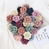 10Pcs Eco-friendly Microfiber Flower Heads DIY Wedding Home Decor