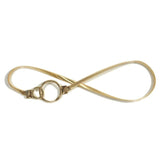 Sweet Double Loop Buckle Metal Elastic Waist Chain For Wedding Belt