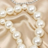 Vintage Pearl Geometric Waist Chain Body Chain Shirt Suit Belt