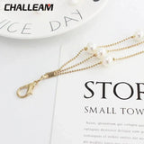 Retro Women's Metal Waist Chain Pearl Belt Dress Belt