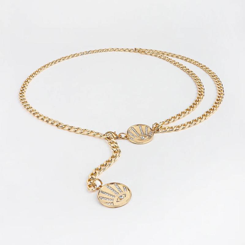 Women's Metal Chain Fringes Hip Waist Belt