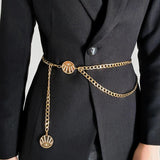 Women's Metal Chain Fringes Hip Waist Belt