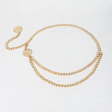 Women's Metal Chain Fringes Hip Waist Belt