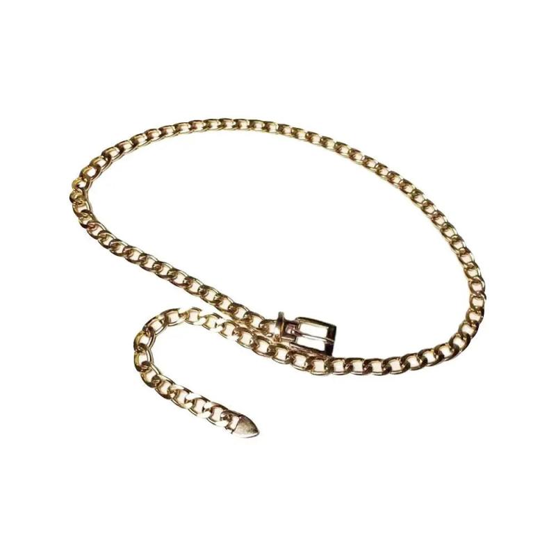 Slim Fit Metal Waistband Chain Belt for Party