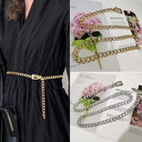 Slim Fit Metal Waistband Chain Belt for Party