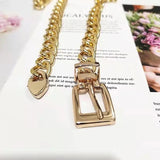 Slim Fit Metal Waistband Chain Belt for Party