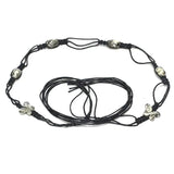 Patterned Rice Beads String Waist Chain Thin Waist Rope