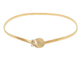 Single Shell Decorative Metal Elastic Waist Chain Belt Sweet Spring Waist Chain