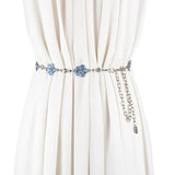 Women Waist Chain Hook Belt with Tassel for Dress Skirt