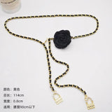 Women's Camellia Waist Chain Versatile Belt