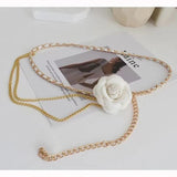 Women's Camellia Waist Chain Versatile Belt