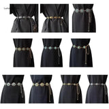 Metal Waist Rope Casual Dress Waist Belt for Women