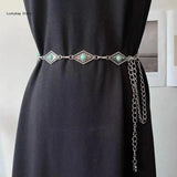 Metal Waist Rope Casual Dress Waist Belt for Women